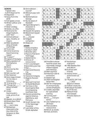 Cover image for Crossword Solutions: Volume XXXIII, Glossy 6