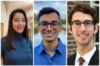 Cover image for Three Harvard Seniors Awarded 2023 Marshall Scholarship