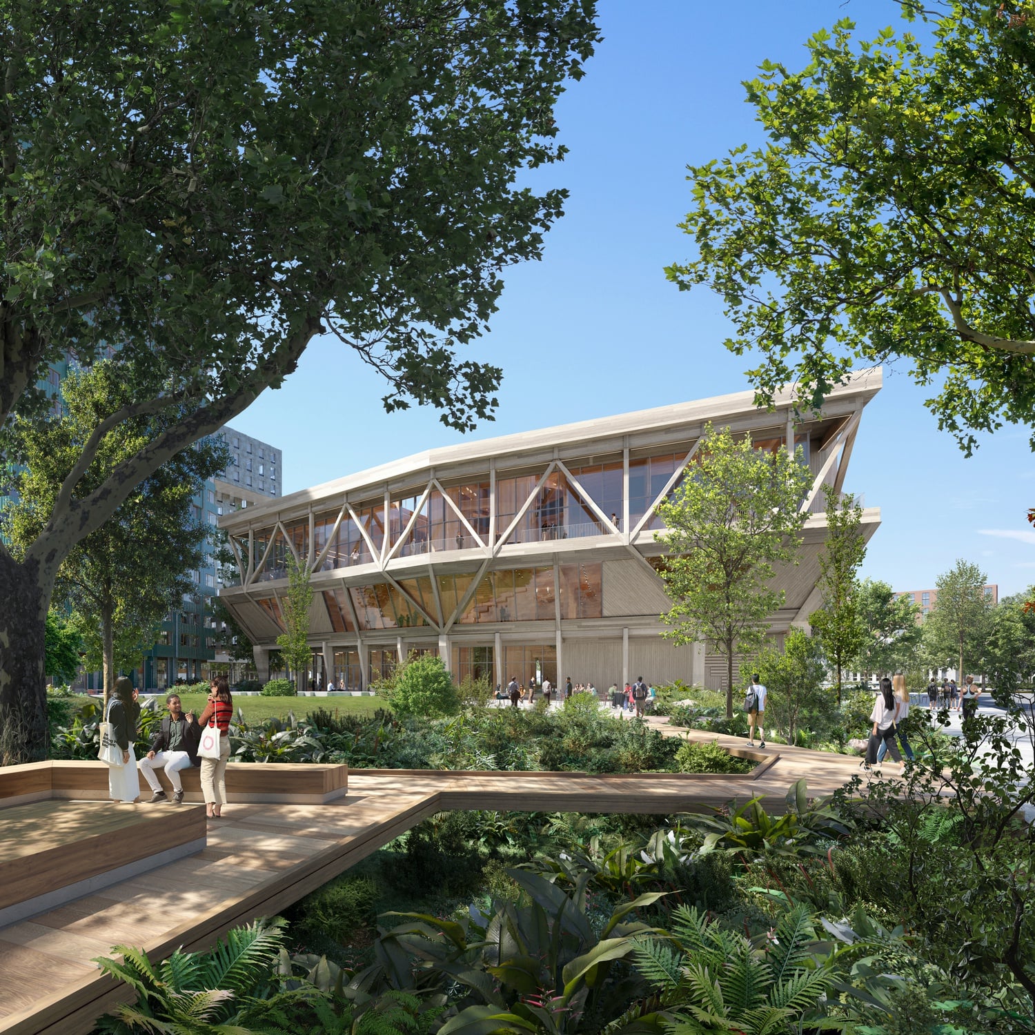 Harvard will establish the David Rubenstein Treehouse as a conference and welcome center for the University's future Enterprise Research Campus in Allston.