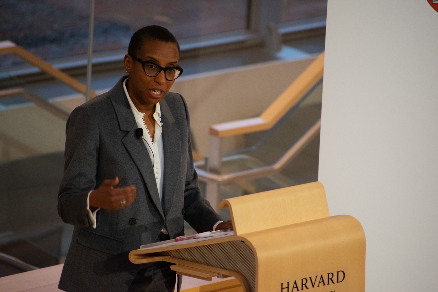 Outgoing FAS Dean Claudine Gay has a background in political science and African American studies. Harvard faculty members said academic background is not always an important measure of a candidate for the dean position.