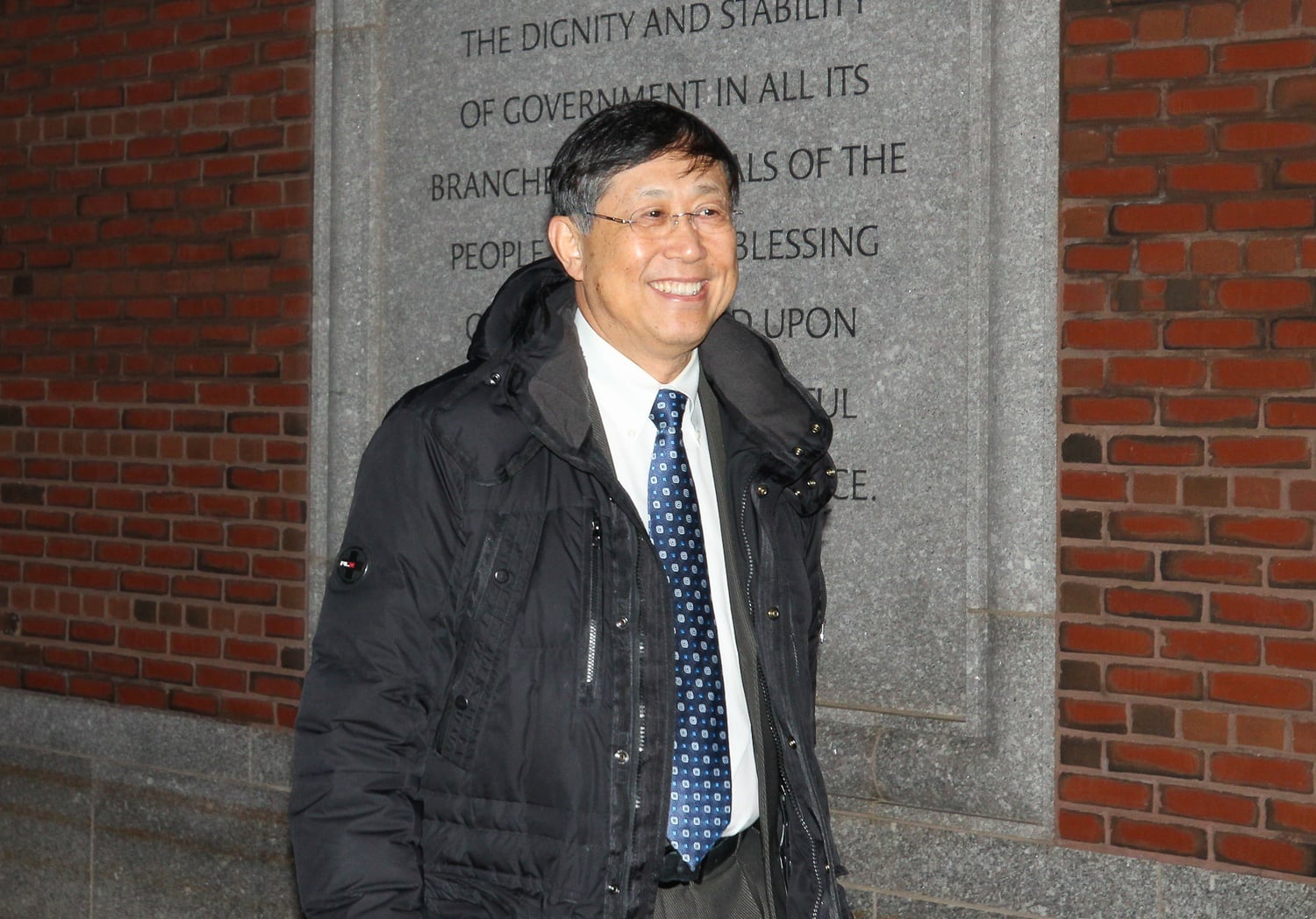 Maryland businessman Jie Jack Zhao, pictured leaving court on the tenth day of trial, was acquitted of federal bribery charges Wednesday.