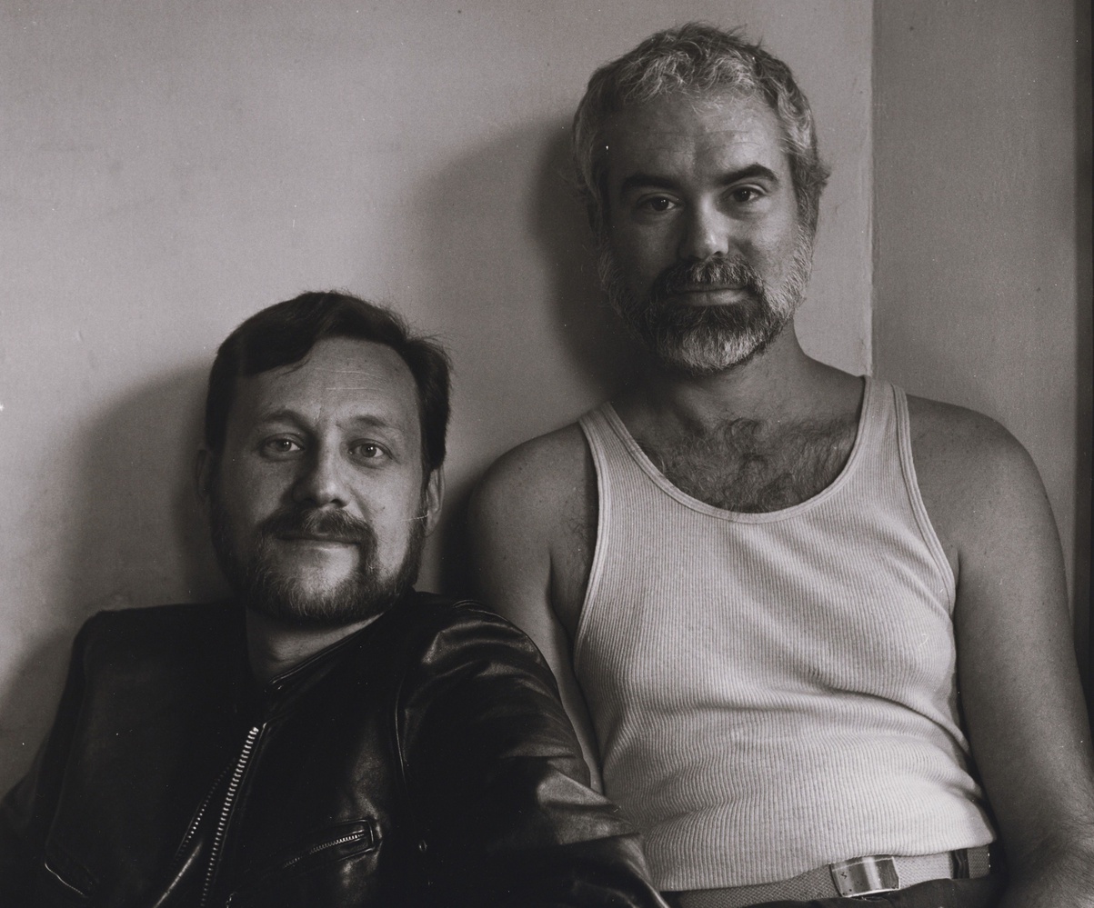 Photo of Michael Bronski (left) and Walta Borawski (right) in 1987.