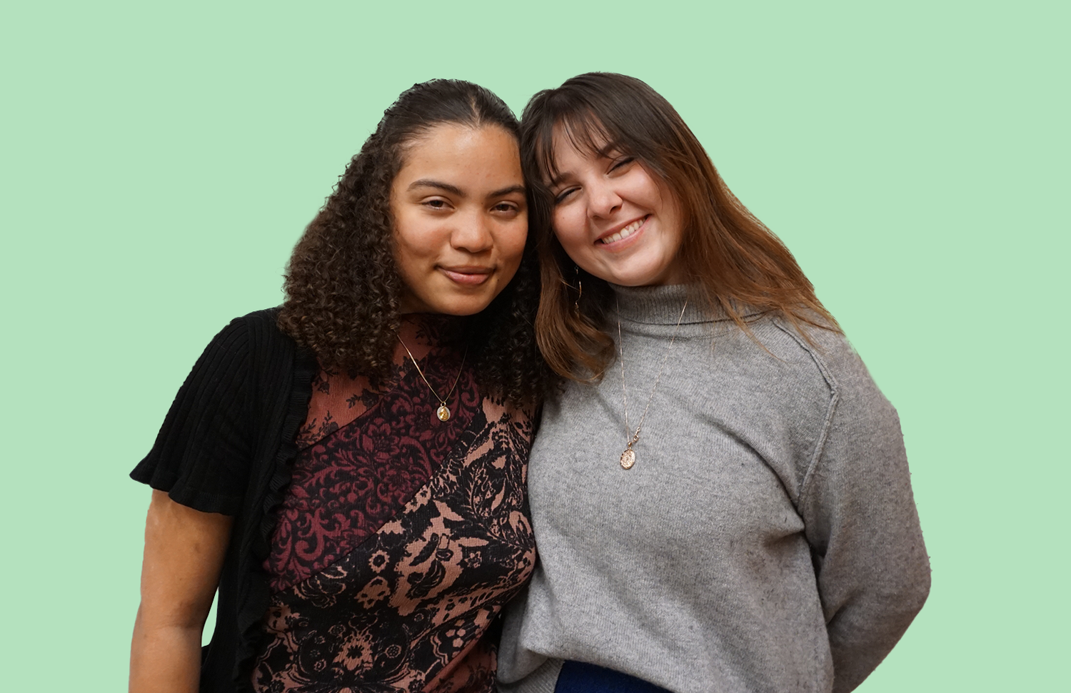 Jaden S. Thompson and Sofia Andrade, Arts Chairs of the 149th Guard of The Harvard Crimson