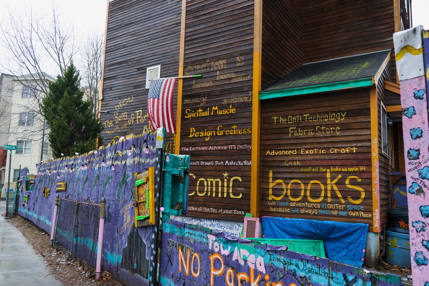 The Cambridge City Council is considering converting the former property of legendary outsider artist Peter Valentine at 37 Brookline St. into an art center.