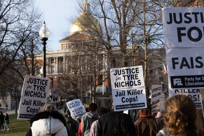 Cover image for ‘The Sky is Crying’: In Boston and Cambridge, Harvard Students Mourn Tyre Nichols