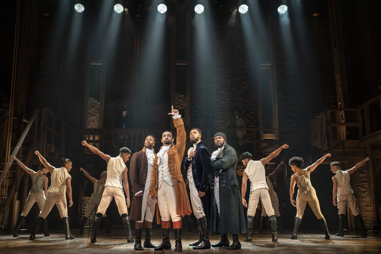 "Hamilton" performs in Boston until March 12 as part of its North American Tour.
