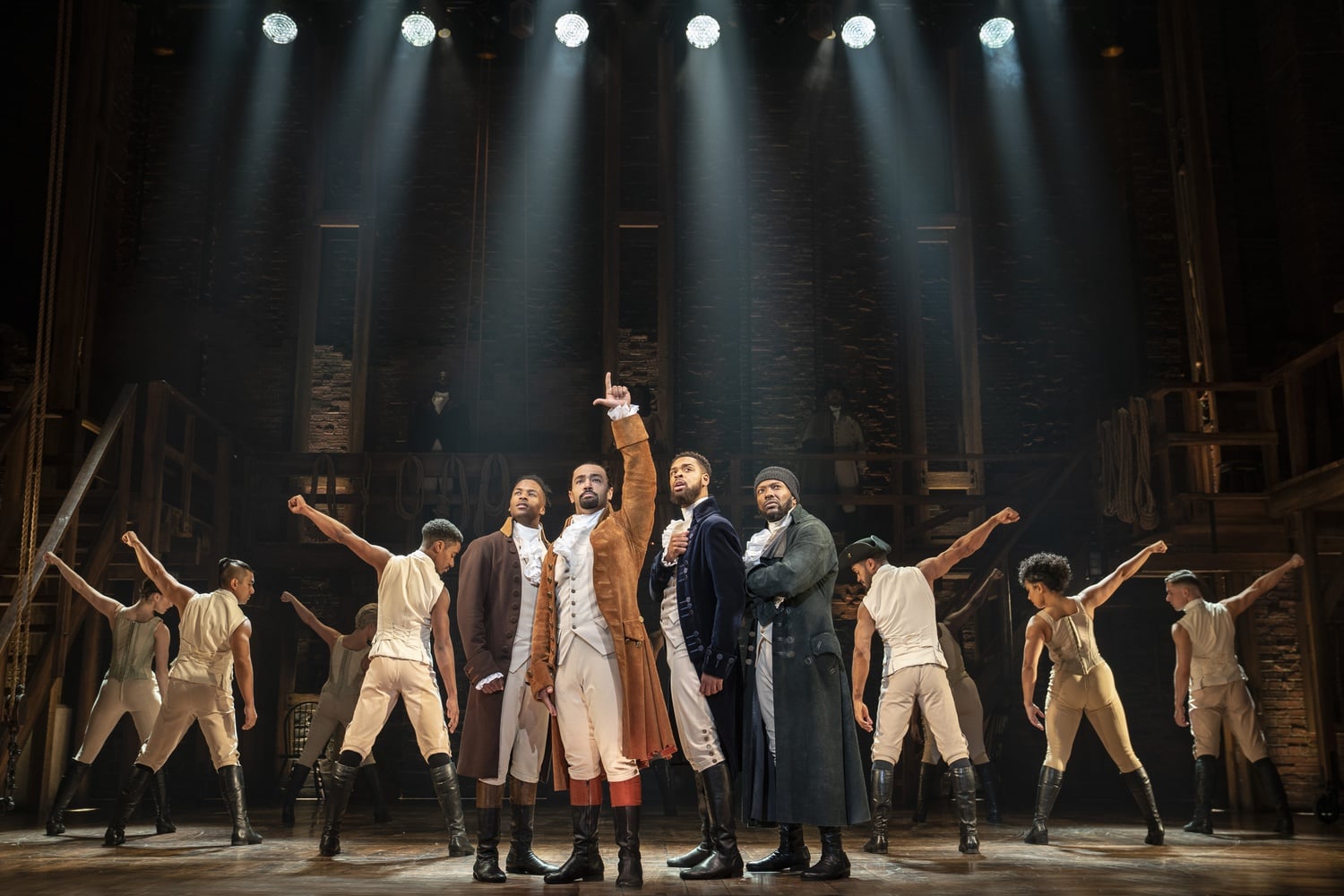 "Hamilton" performs in Boston until March 12 as part of its North American Tour.