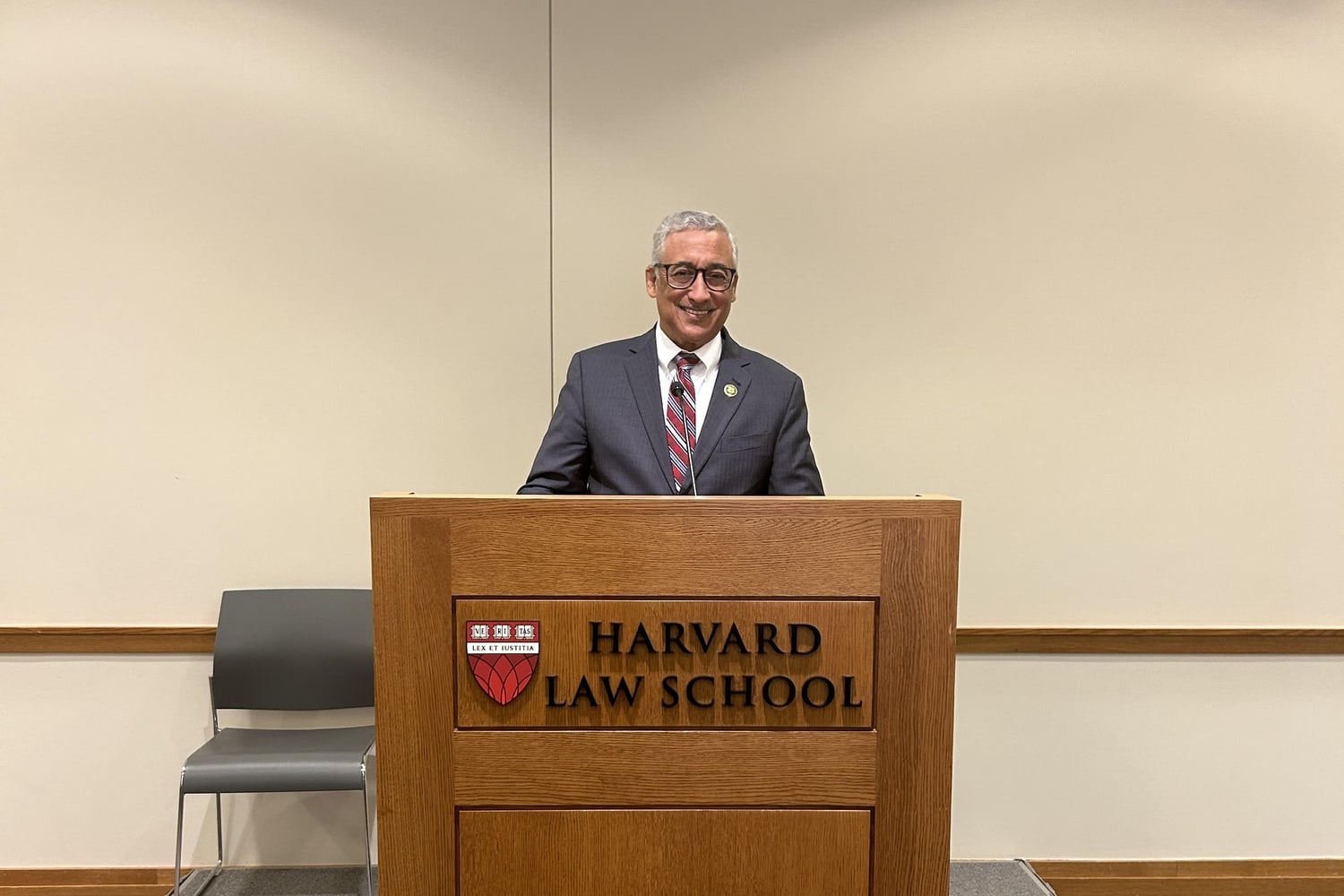 U.S. Representative Bobby C. Scott touted the labor movement's ability to give workers 'a voice on the job' at a Harvard Law School talk on Friday.
