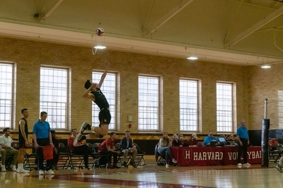 Cover image for Harvard Men’s Volleyball Breaks Losing Streak with 3-0 Win Over Merrimack