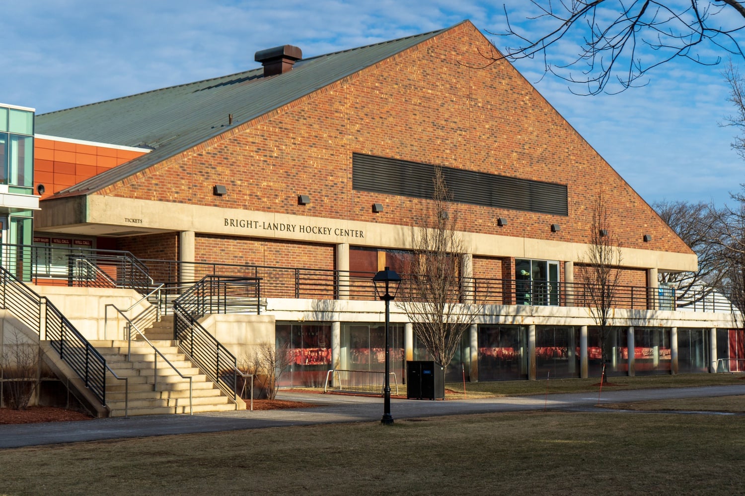 The Bright-Landry Hockey Center, formerly the Alexander H. Bright Hockey Center, where the Harvard women's hockey team has long found glory on the ice.