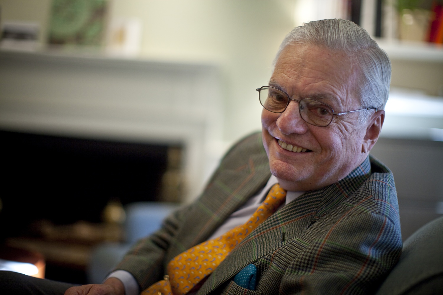 Longtime Harvard Corporation member James R. Houghton '58 died on Dec. 20, 2022, at the age of 86.