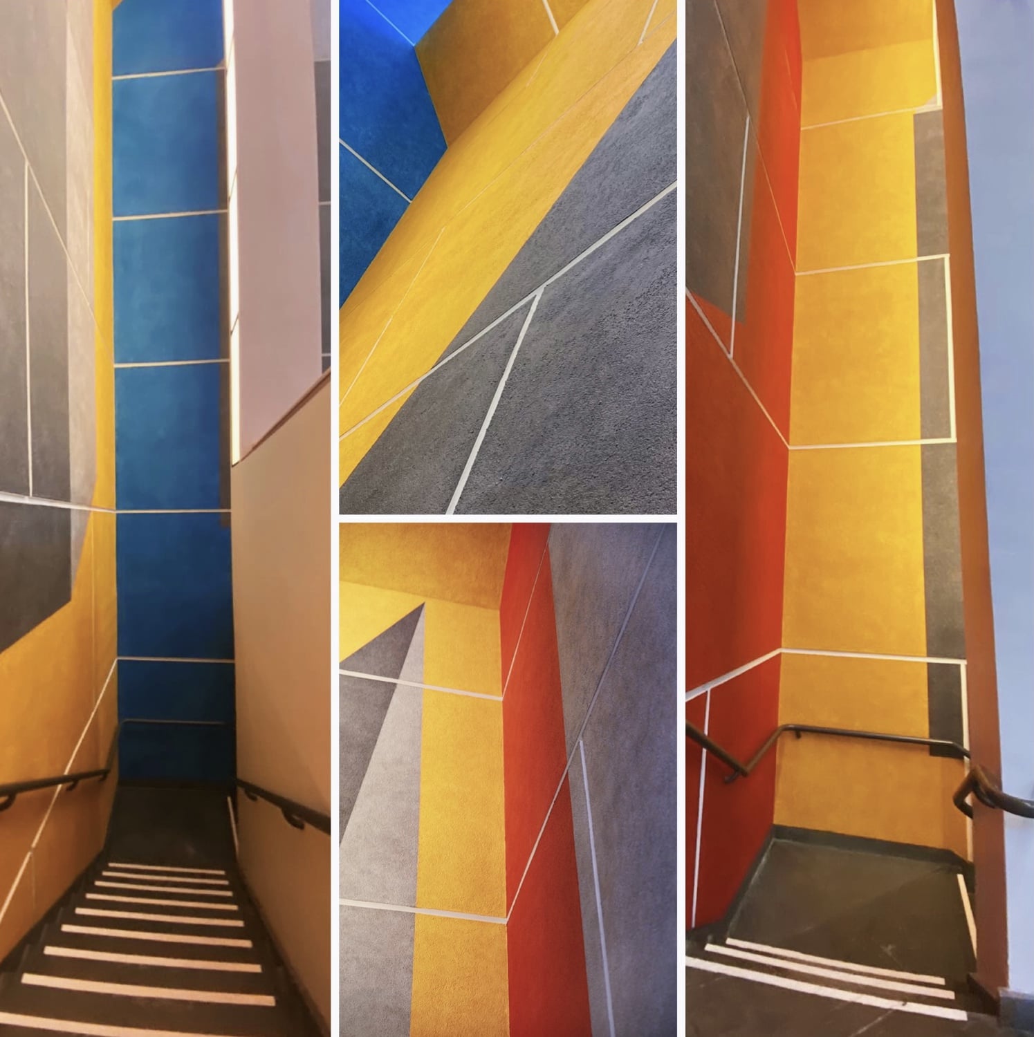 A side staircase in 485 Broadway.