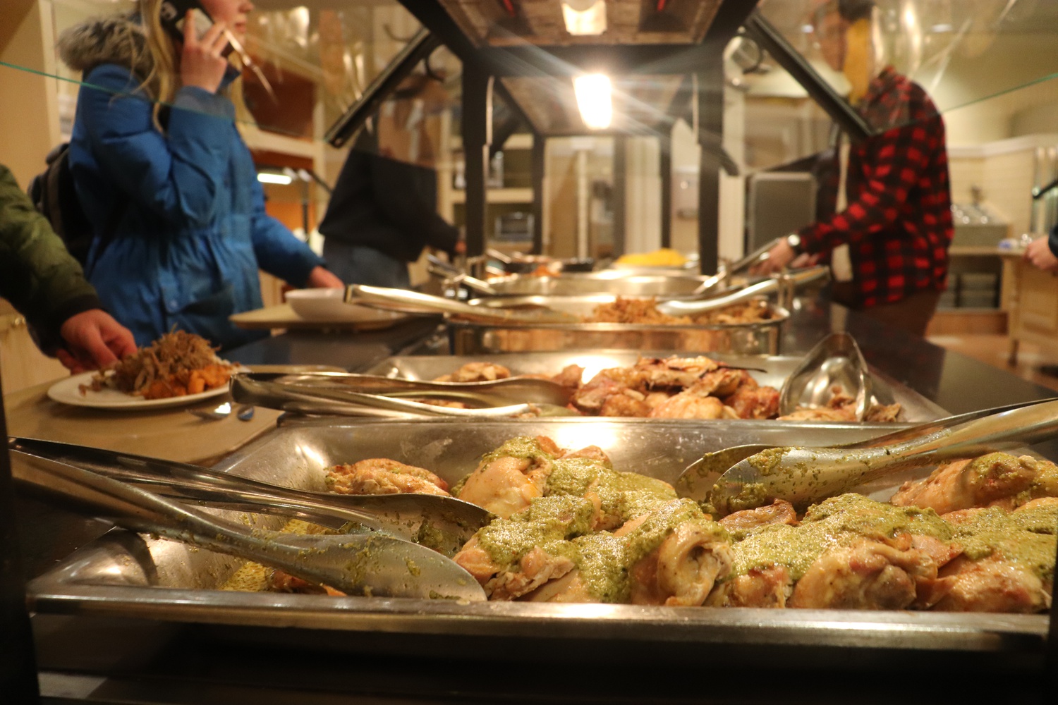 Halal Cumin Rubbed Chicken is served as part of the new HUDS menu in the Dunster House dining hall.