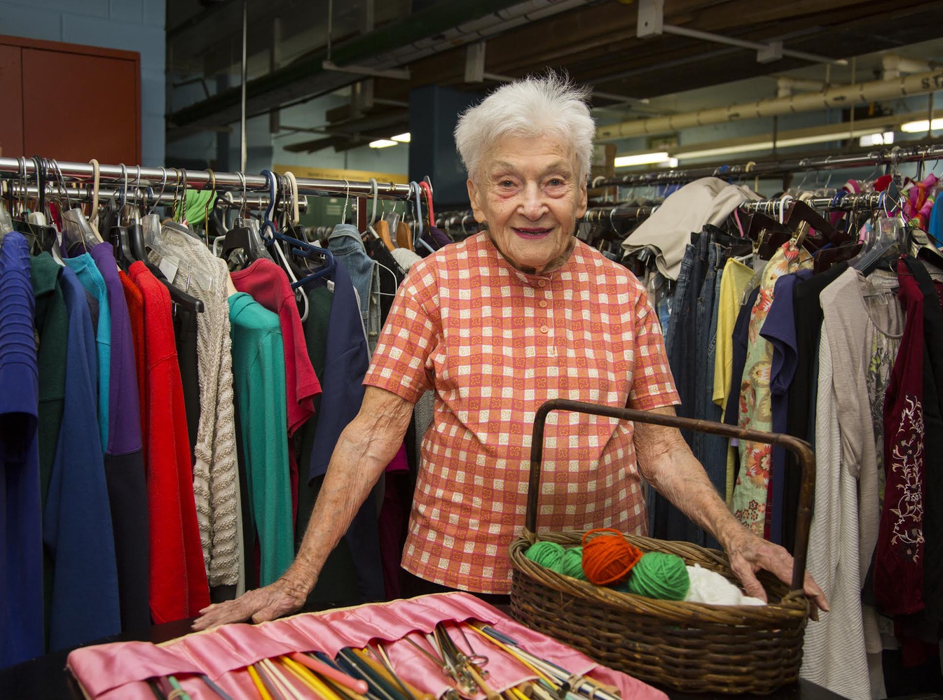 Kyle's grandma, Ruth, worked as a sewing instructor at the Henry Street Settlement — a social service organization in Manhattan’s Lower East Side — for over 50 years.