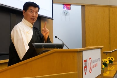 Cover image for Tibetan Freedom Fighter Recounts Role Leading Independence Movement at Tsai Lecture