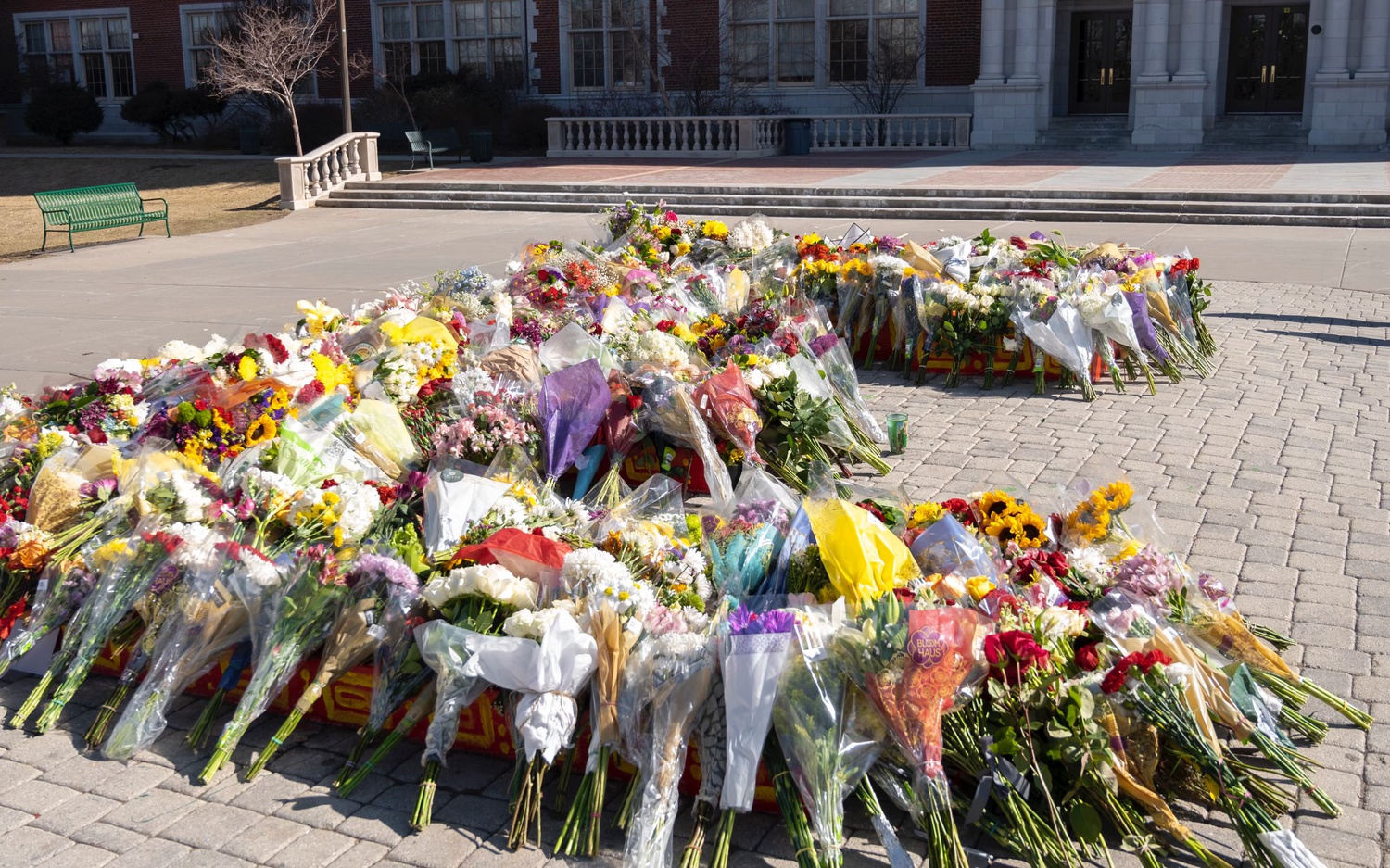 After Luis Garcia’s death, Denver’s East High School community created a memorial for him at the “E.”