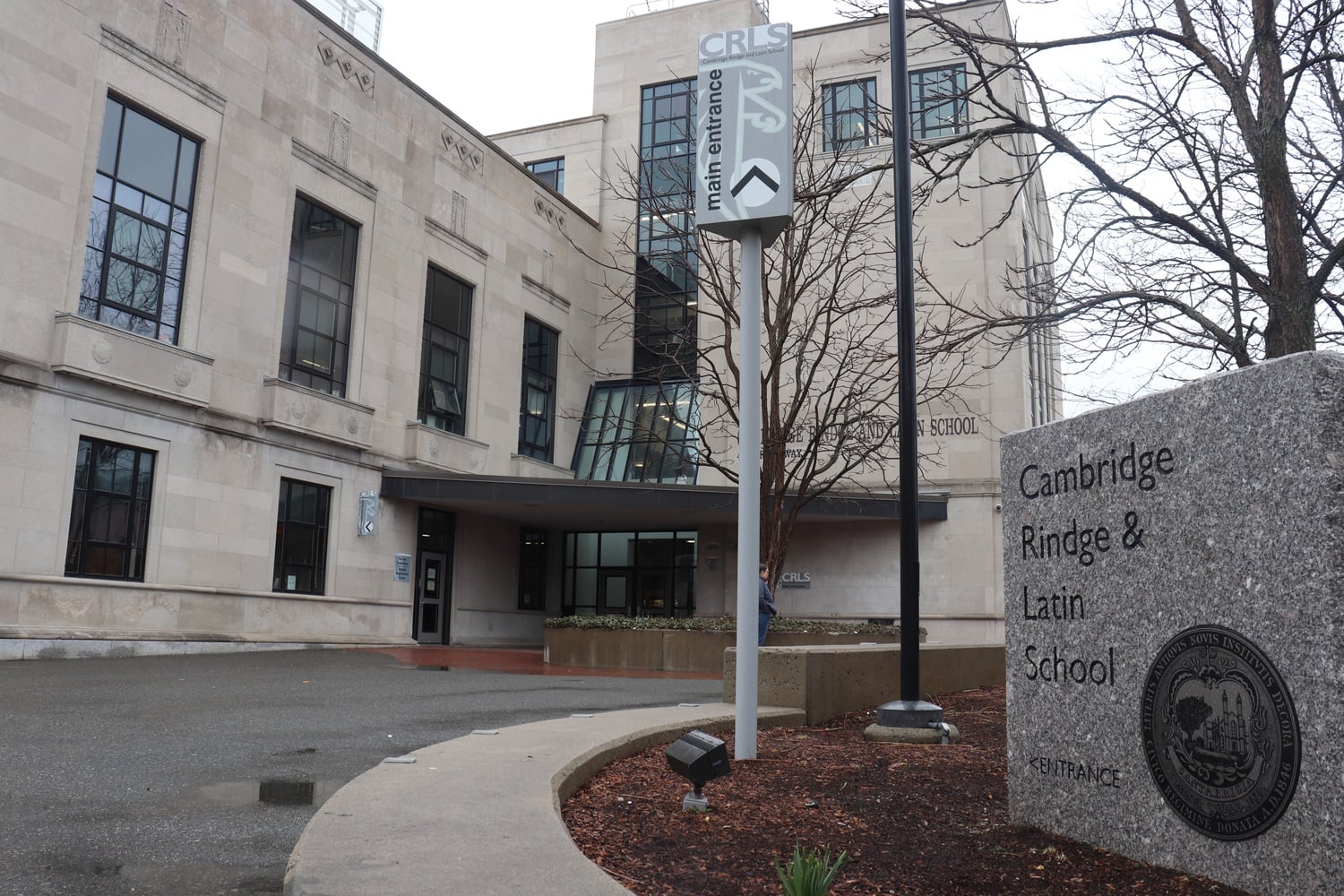 Cambridge Police Department Commissioner Christine A. Elow said a police officer violated policies when his gun accidentally discharged in Cambridge Rindge and Latin School bathroom.