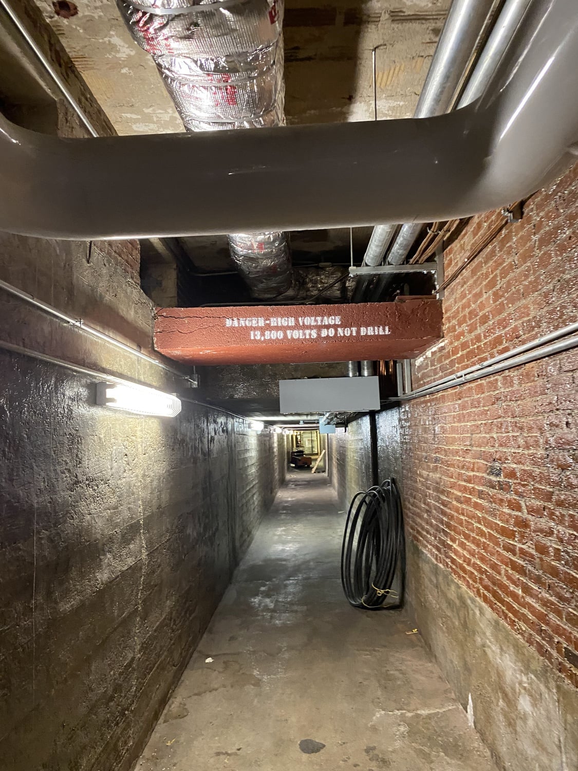 The Harvard University Dining Services tunnels connect upperclassmen Houses on the river.