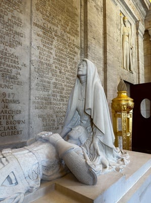Cover image for Malvina Hoffman’s sculpture “The Sacrifice"