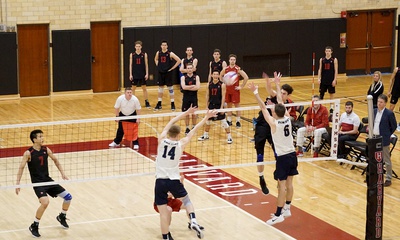 Cover image for Go Fish: Harvard Men's Volleyball Loses to No. 3 Penn State Despite Impressive Back-and-Forth Sets