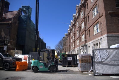 Cover image for Harvard House Renewal Project Delayed and Over Budget After Pandemic Setbacks