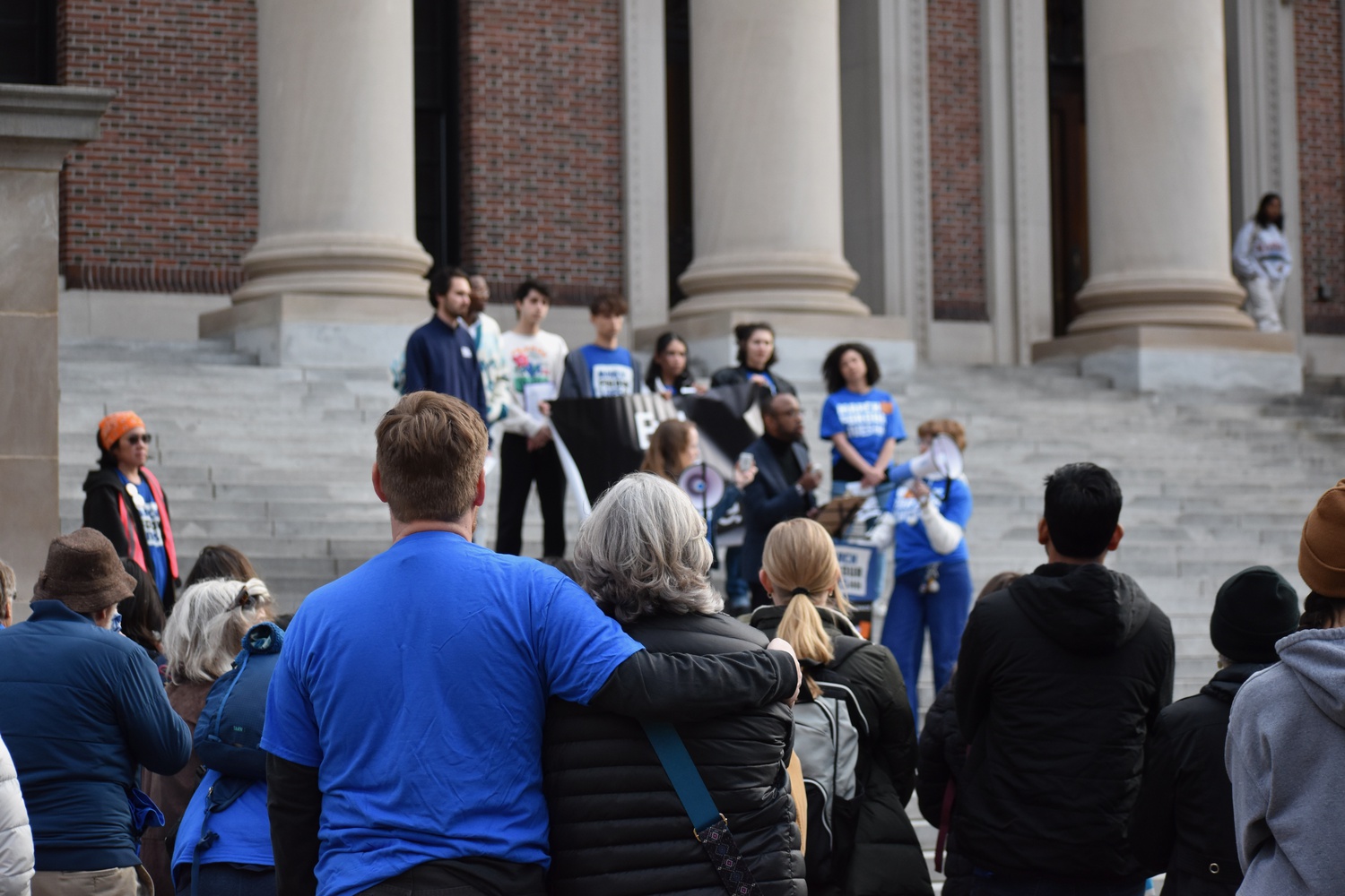 Tuesday's gun control rally was attended by more than 100 Harvard affiliates, Boston-area residents, and gun control advocates.