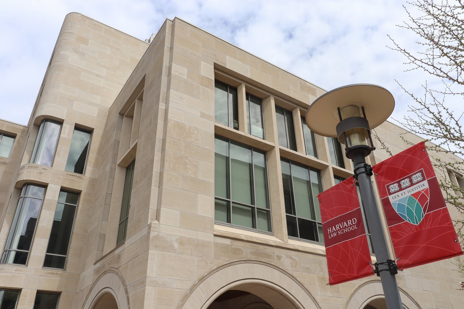 Wasserstein Hall, one of Harvard Law School's buildings, houses J.D. admissions.