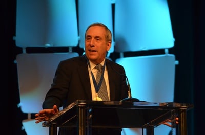 Cover image for Harvard President Bacow Demands Immigration Reform in Keynote Speech at Higher Ed Conference