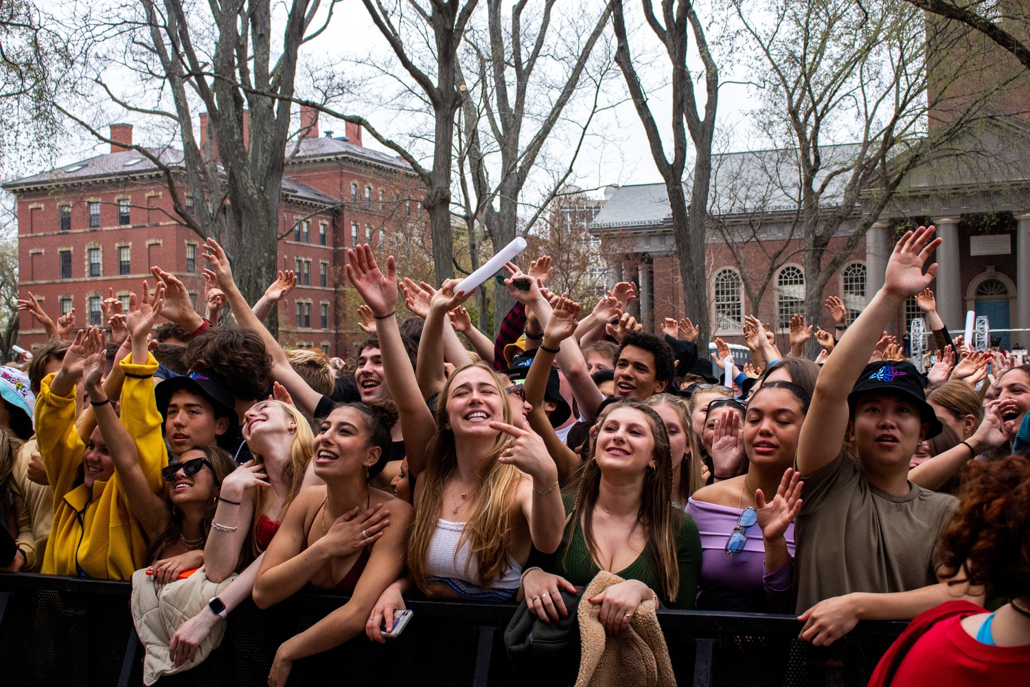 Undergraduates filed into Harvard Yard Sunday afternoon to attend Yardfest, the College's annual spring concert.