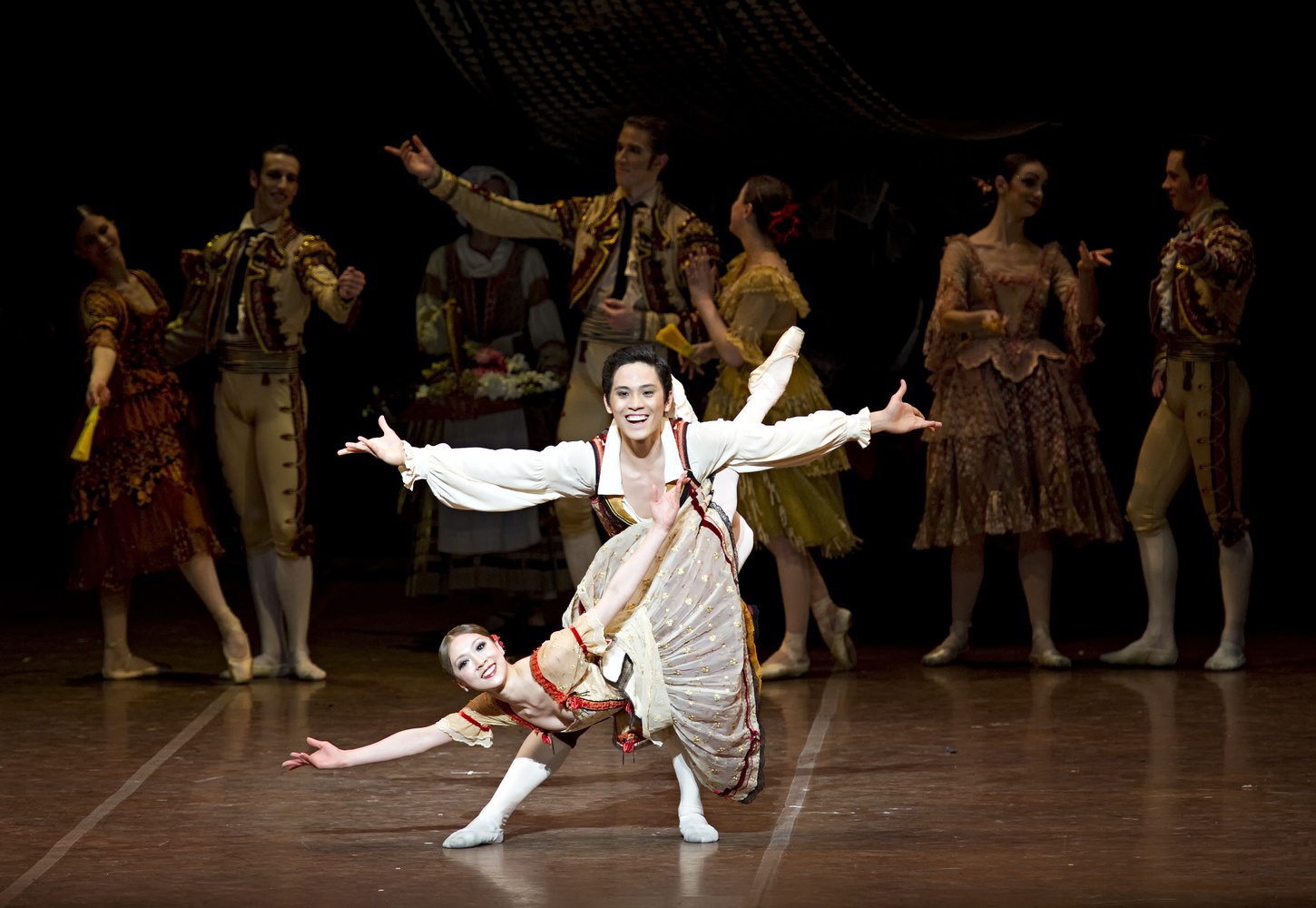 Jeffrey Cirio and Misa Kuranaga in Rudolf Nureyev's "Don Quixote"