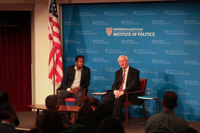 Cover image for Former Acting U.S. Attorney General Jeffrey Rosen Discusses Rise of Antisemitism at Harvard IOP Forum
