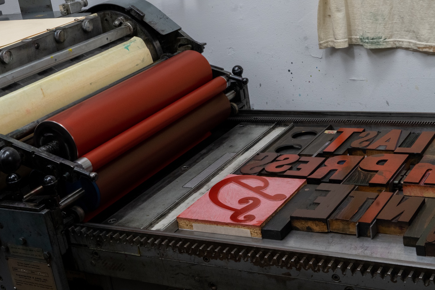 “When I saw that all the type was correct and the ink was done correctly, it just culminated,” Cheriyan says. She recalls “just seeing” the poster and “reflecting on the past year, and all the moments that I've been in the press.”
