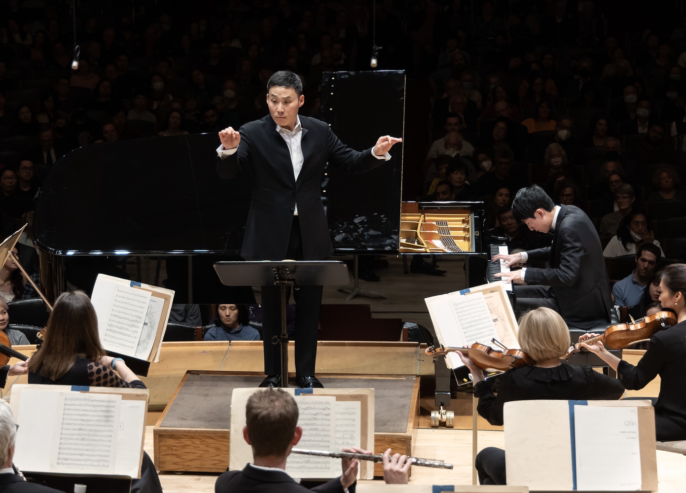 BSO Assistant Conductor Earl Lee conducts "Mozart's Piano Concerto No. 20 in D minor, K.466" with pianist Eric Lu.