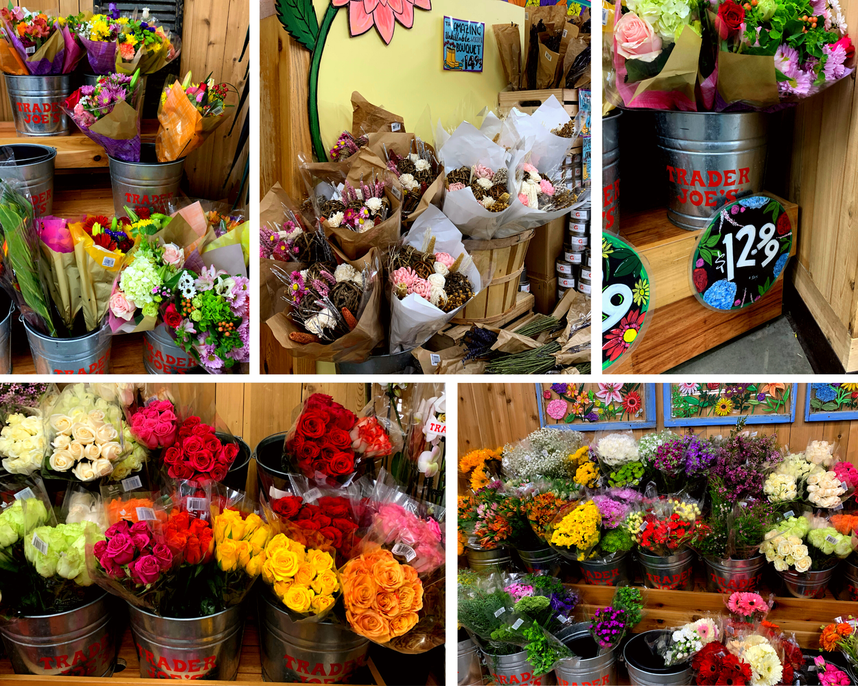 Flowers at Trader Joe's location near SEC!