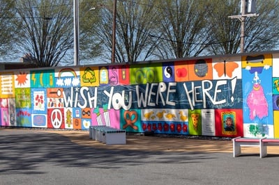 Cover image for Wish You Were Here Mural