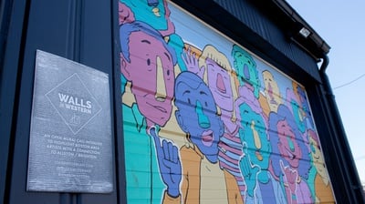 Cover image for In Photos: Art Springs to Life on Allston's Western Ave.