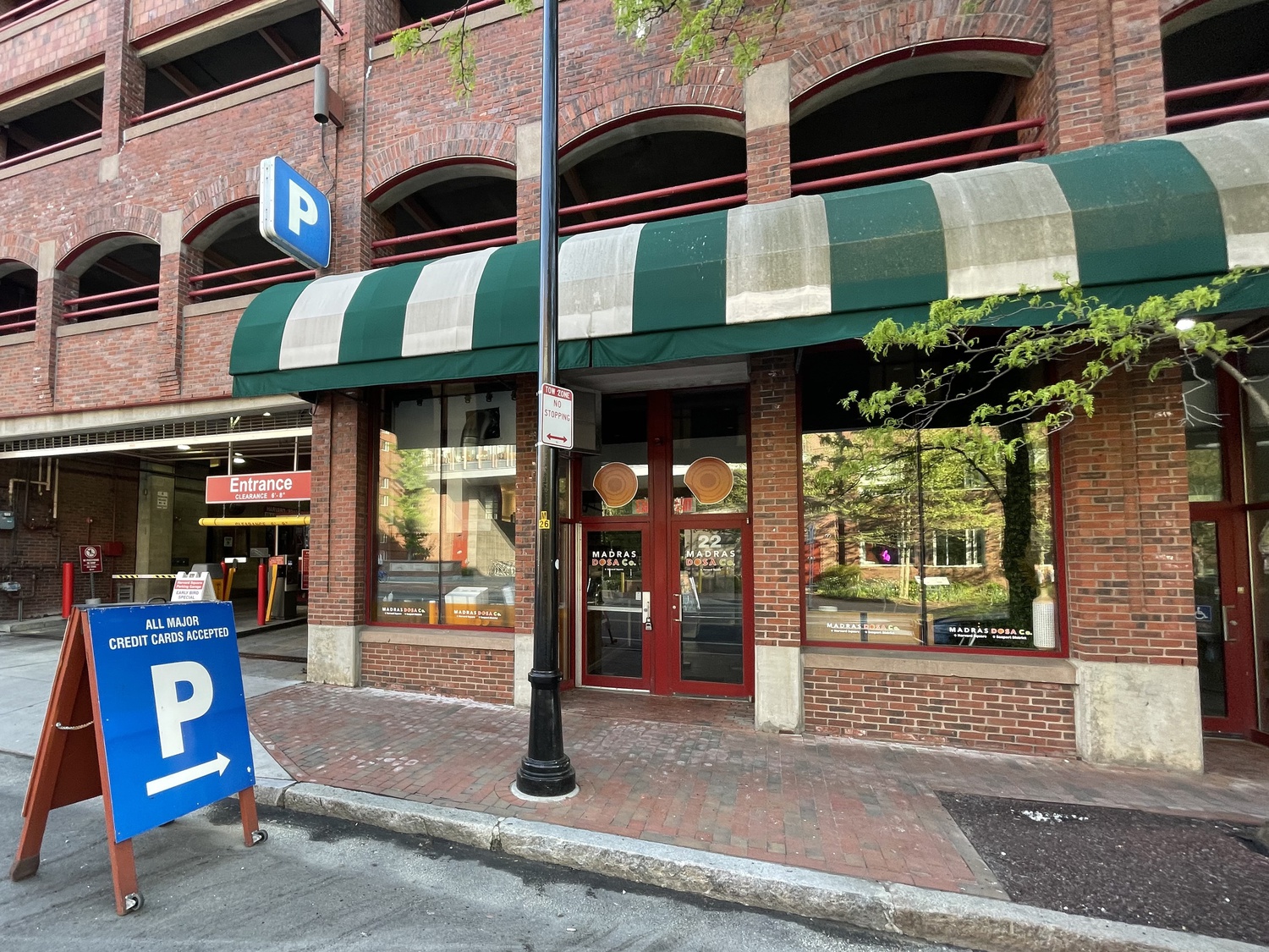 Madras Dosa Co. is located at 22 Eliot St. in Harvard Square.