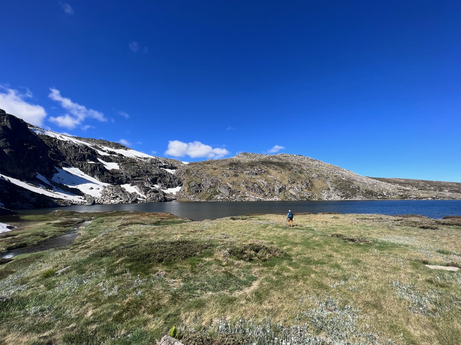 Charles W. McCormick ’24 on the bank of Blue Lake in Australia’s Snowy Mountains.