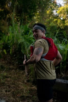 Cover image for Nick during his 50-mile ultramarathon in Puerto Rico.