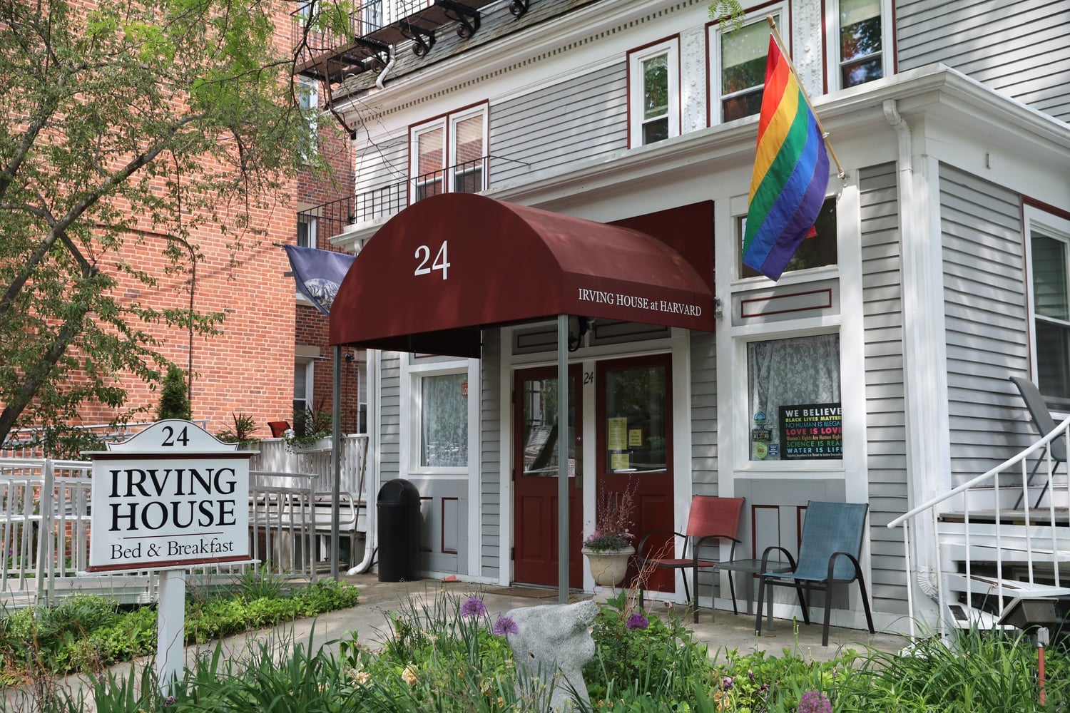 Irving House is a 44-room hotel located at 24 Irving St.