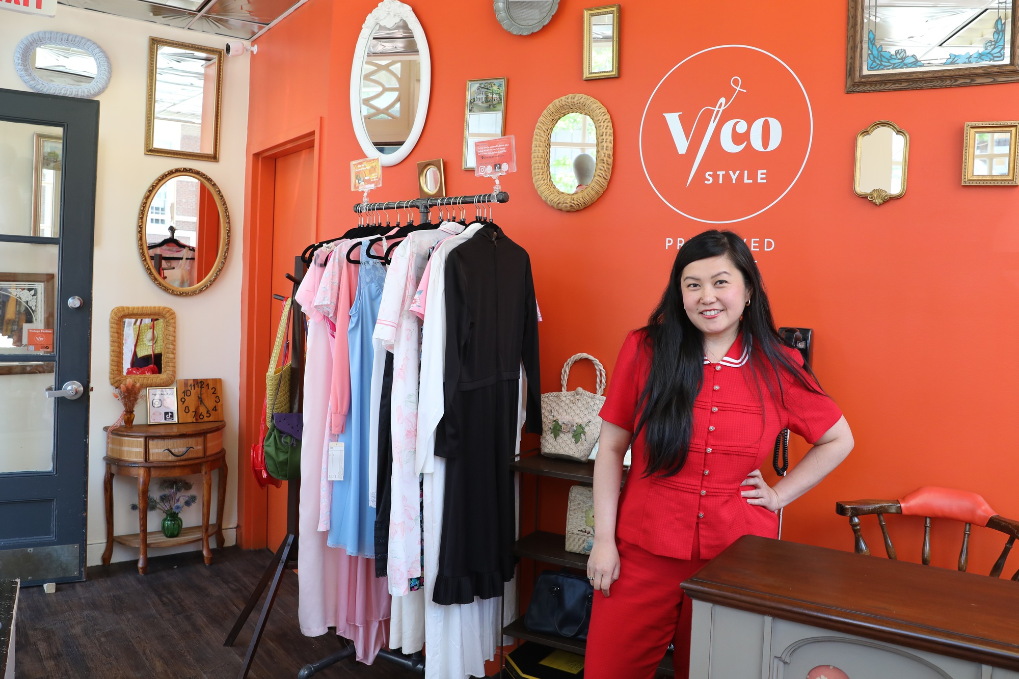 Cecilia Hermawen is the owner of the new vintage clothing store Vico Style. Hermawen said it was important to run creative marketing campaigns to attract customers.
