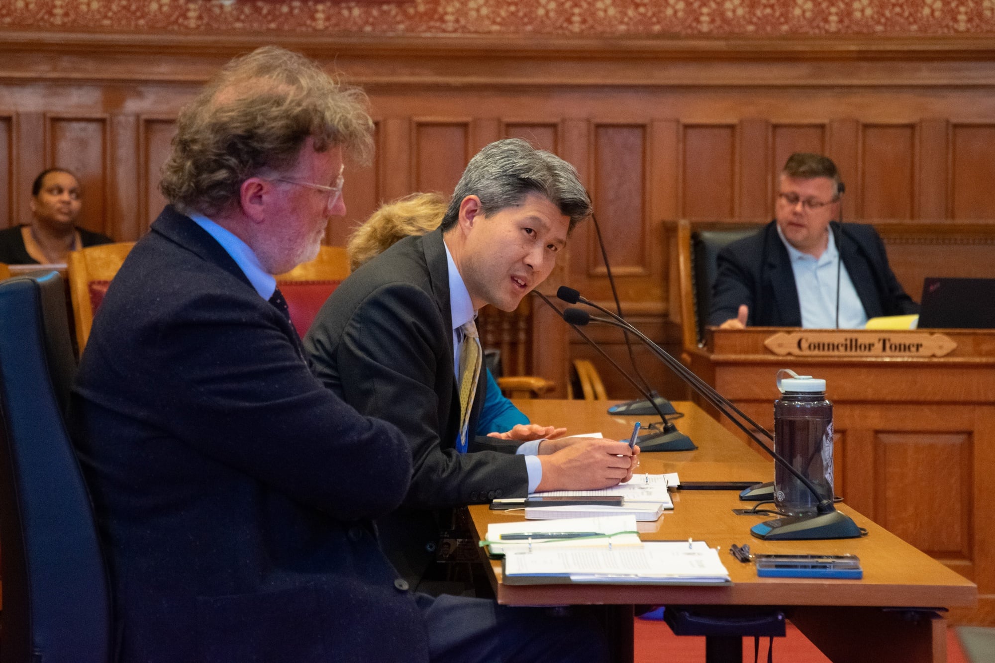 Yi-An Huang '05 serves as Cambridge's city manager, where he is responsible for implementing Council legislation and running all government departments except the school department.