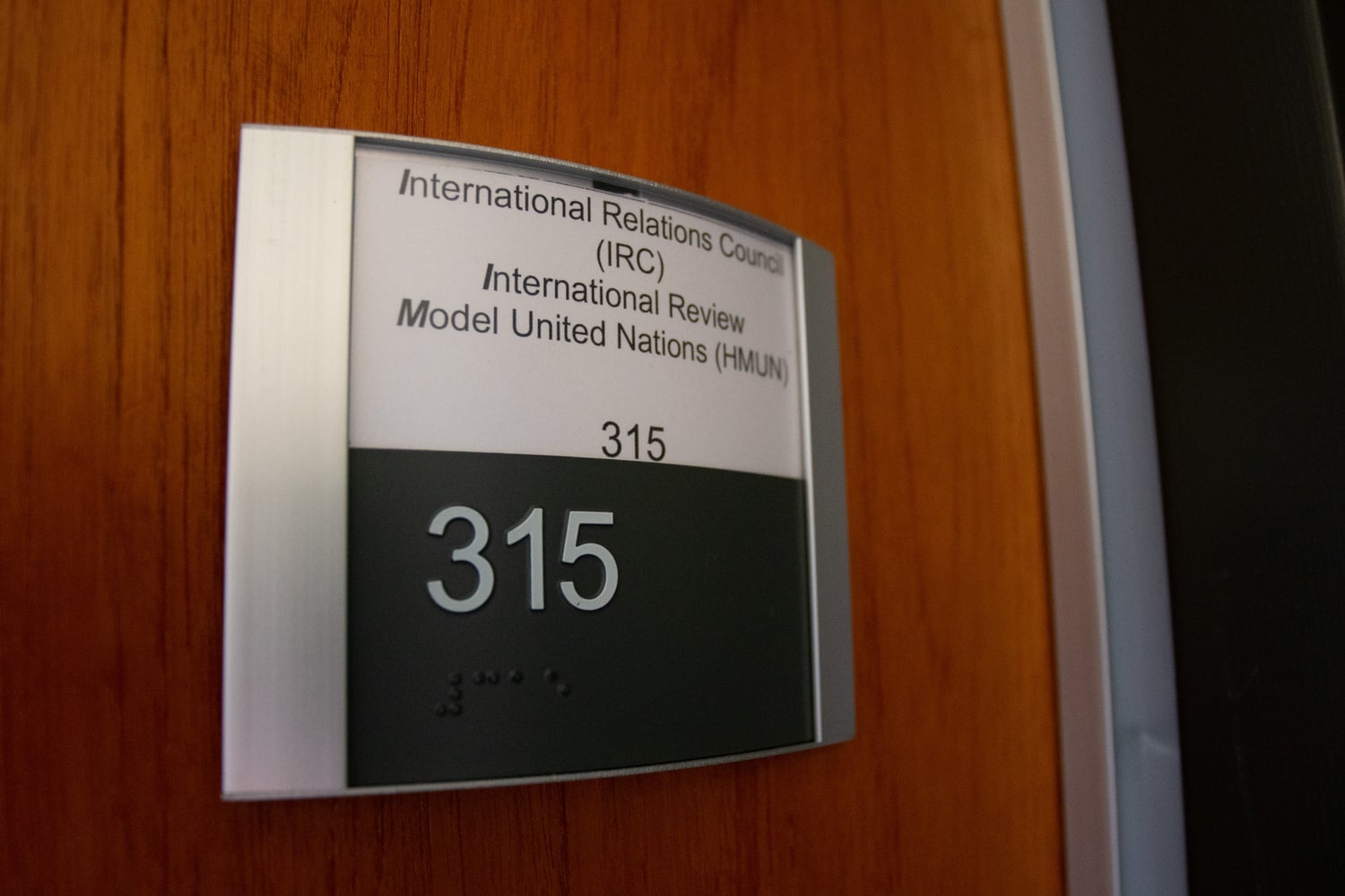 The International Relations Council is an umbrella groups for Harvard's Model United Nations organizations.