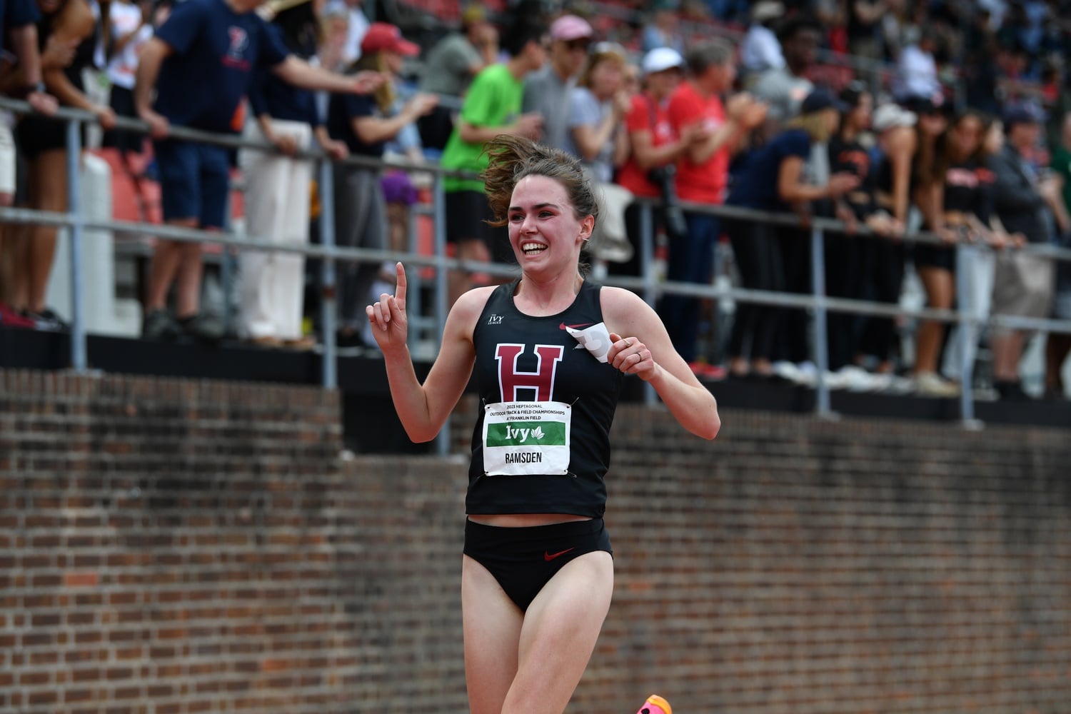 Maia T. B. Ramsden '24 — pictured in 2023 — won the 1,500m title for the second year in a row at the NCAA Outdoor Championships last week.