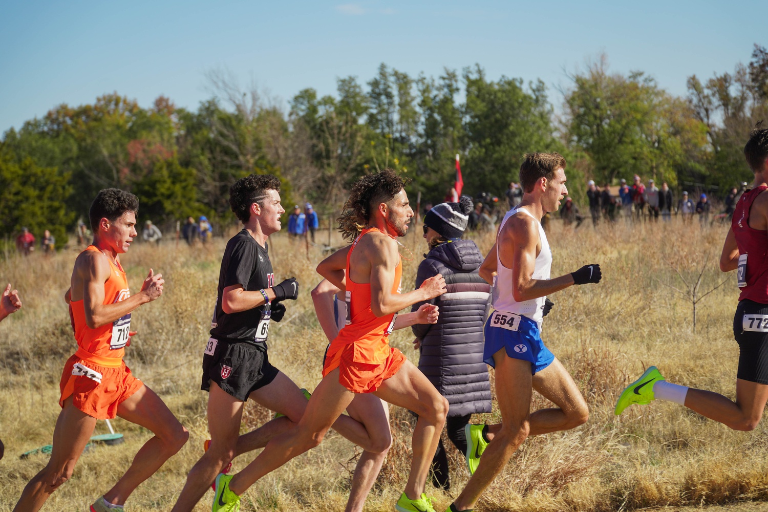 Sophomore distance runner Graham Blanks runs at the cross-country national championships in the fall, where he earned First-Team All-American status for his top-15 performance.