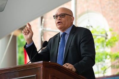 Cover image for At Harvard Class Day 2023, Comedian Larry Wilmore Calls on Graduating Seniors to Pursue Their Passions