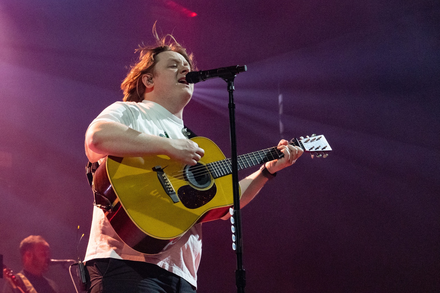 The Scottish singer belted out his hits including "Someone You Loved."