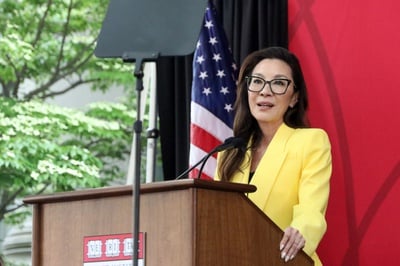 Cover image for ‘How to Survive the Fall in Three Easy Steps’: Michelle Yeoh Addresses the Harvard Law School Class of 2023