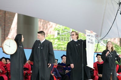 Cover image for Tom Hanks Urges Students to ‘Embrace Liberty’ in Harvard Commencement Address