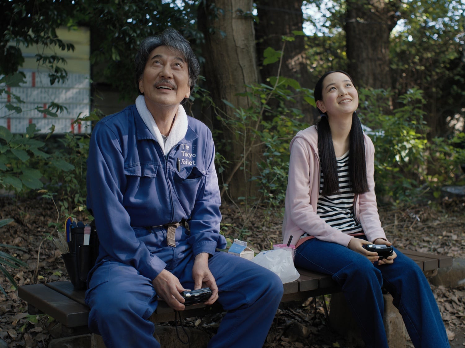 Koji Yakusho and Arisa Nakano star as Hirayama and Niko in "Perfect Days."